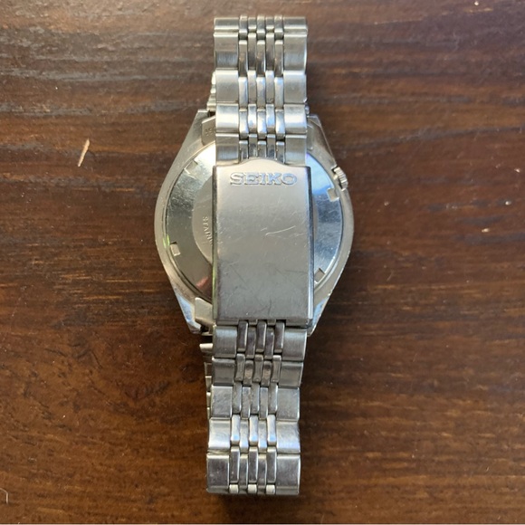 SEIKO WATCH Men’s Women’s Silver and White Face Plate - Picture 4 of 7